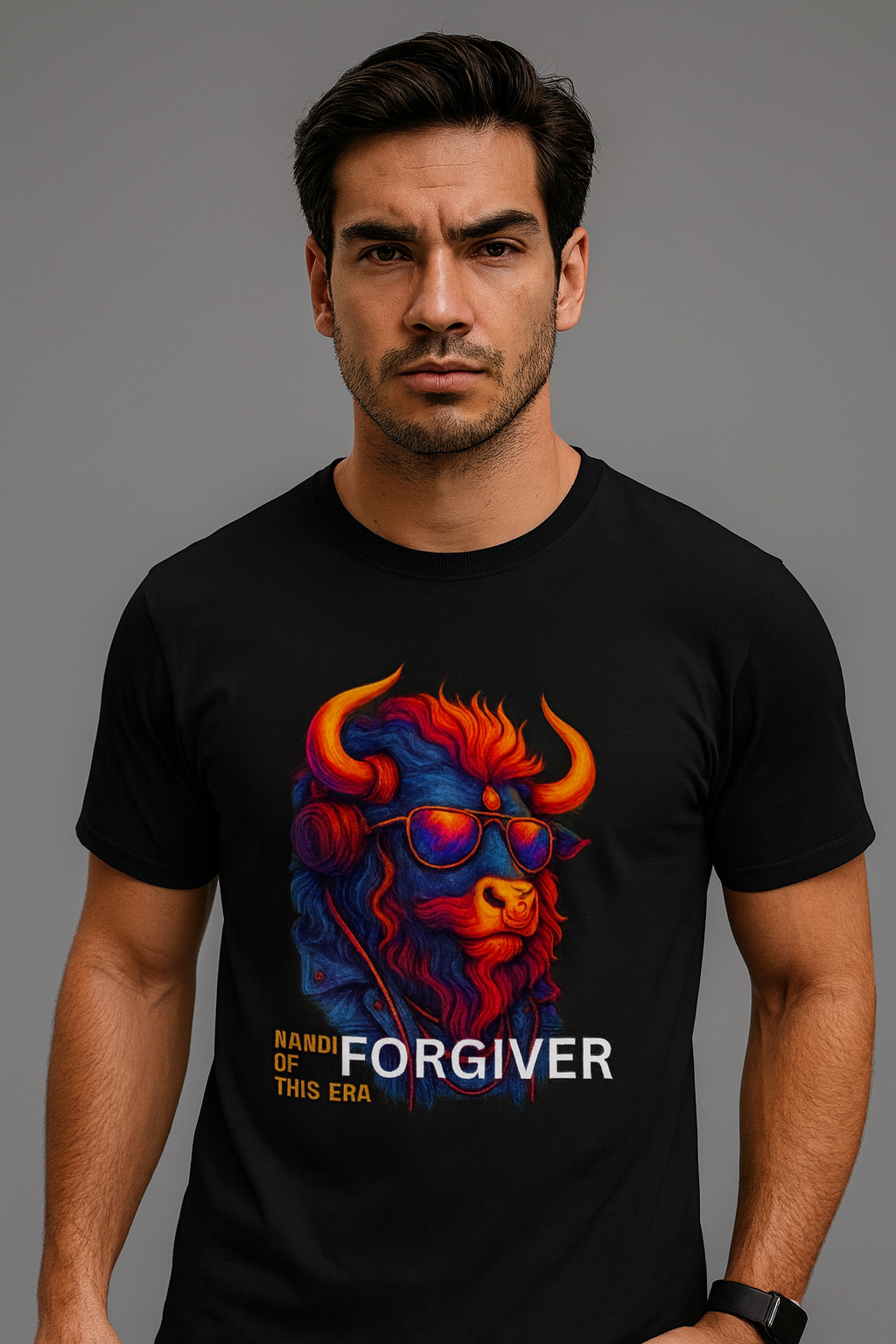 NANDI of This Era – Forgiver" Graphic Tee Male