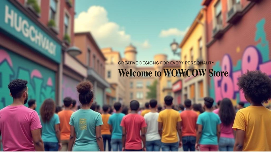👕 WowCow Kids T-Shirt Series: Fashion with Desi Swag & Gau Seva Heart 💛