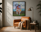 Divine Cow Art – Premium Framed Poster (WowCow Exclusive)